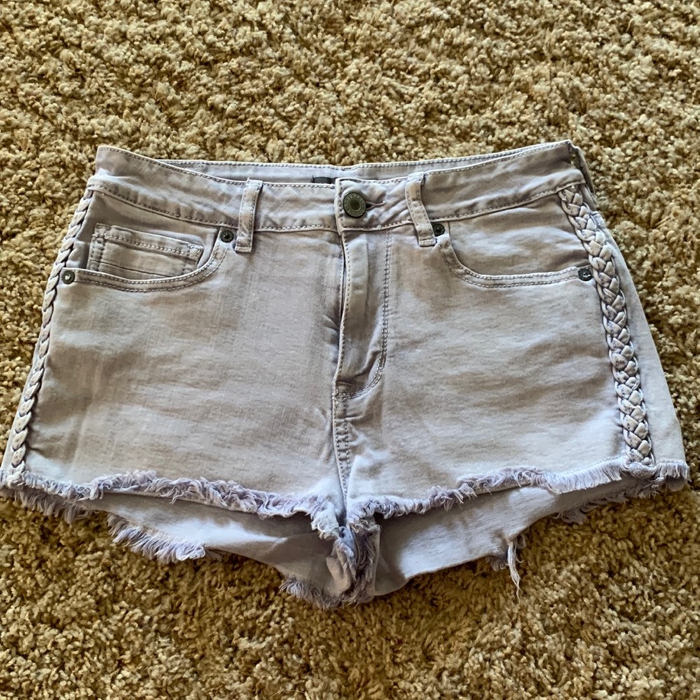 Kendall & Kylie Purple Jean Shorts